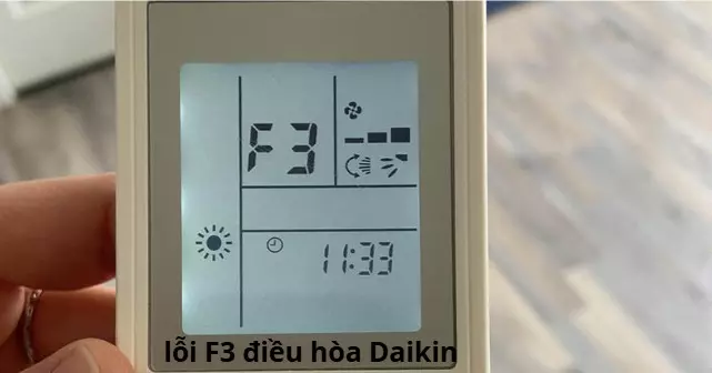 Điều hòa Daikin lỗi F3
