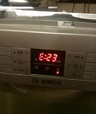 Máy rửa bát Bosch lỗi E23